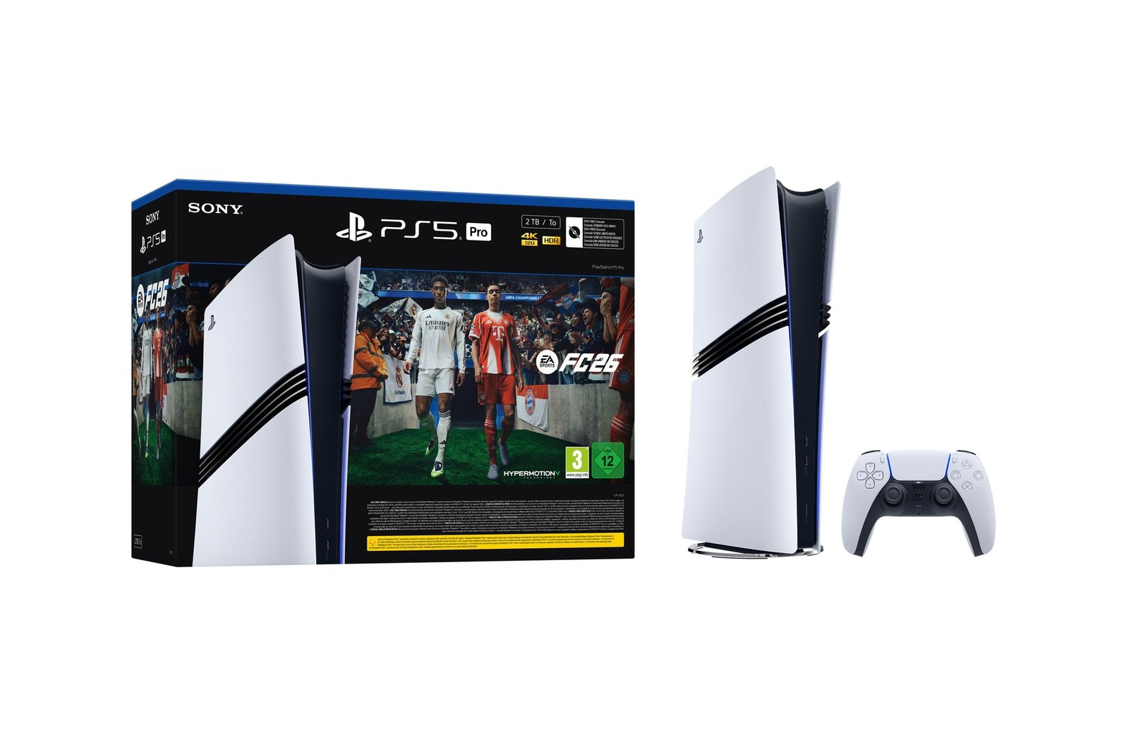 1 (1) Sony PlayStation 5 Pro - 2TB EA Sports FC 26 Bundle weiß - Imagen 1