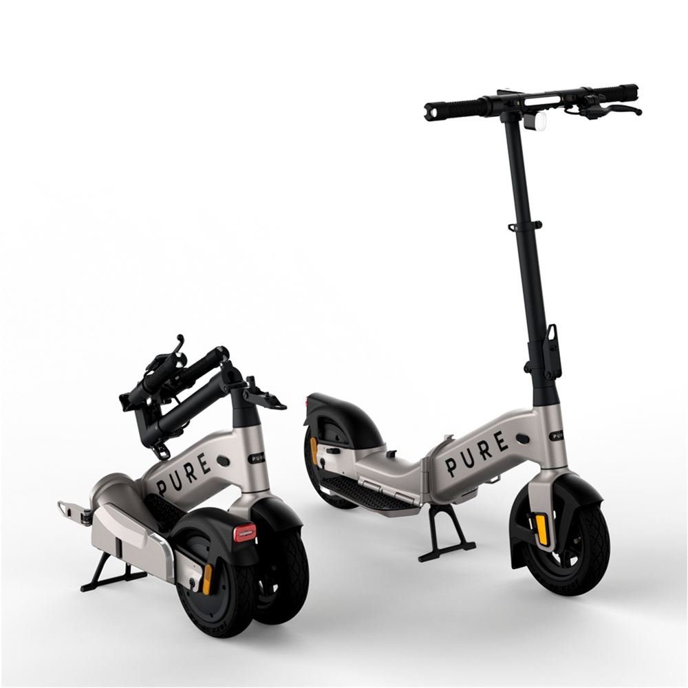 1 Pure Flex 25km/h Elektro-Roller platinum - Imagen 1